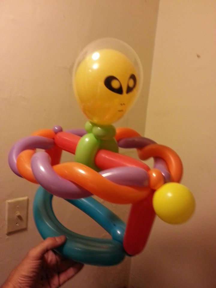 Balloon Alien Hat